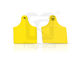 Farm Cow Ear Tags Visual Sheep Tags Female And Male Two Pieces Yellow Color