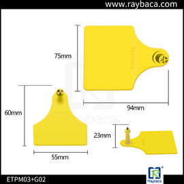 Laser Printed Number Cattle Ear Tags Tpu Material For Livestock Management