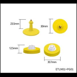 LF Frequency Electronic Pig Tags Small Size Sheep Management Tags ISO9001